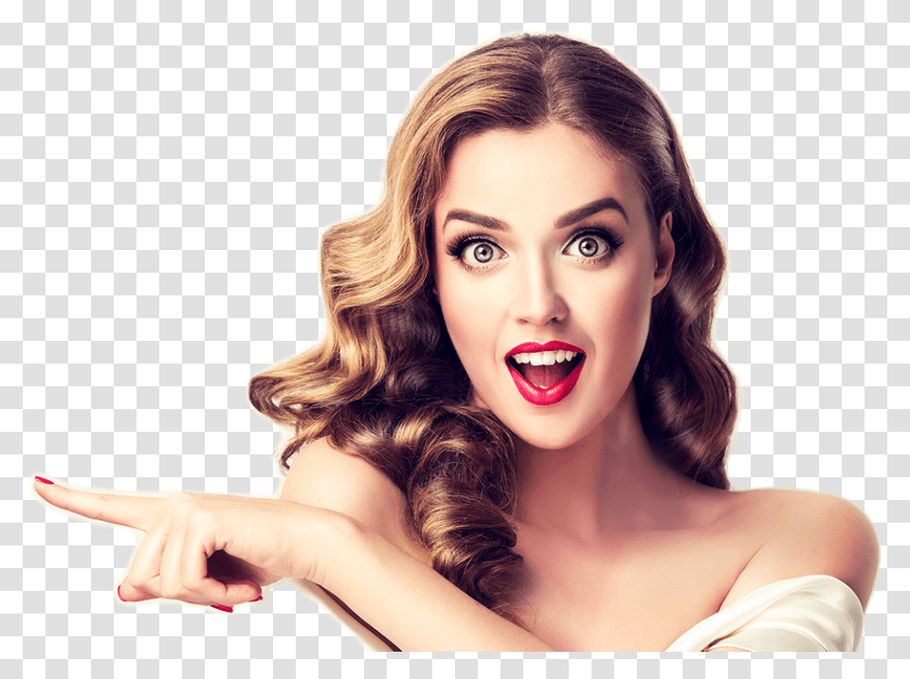 Surprised Girl, Female, Person, Face, Head Transparent Png