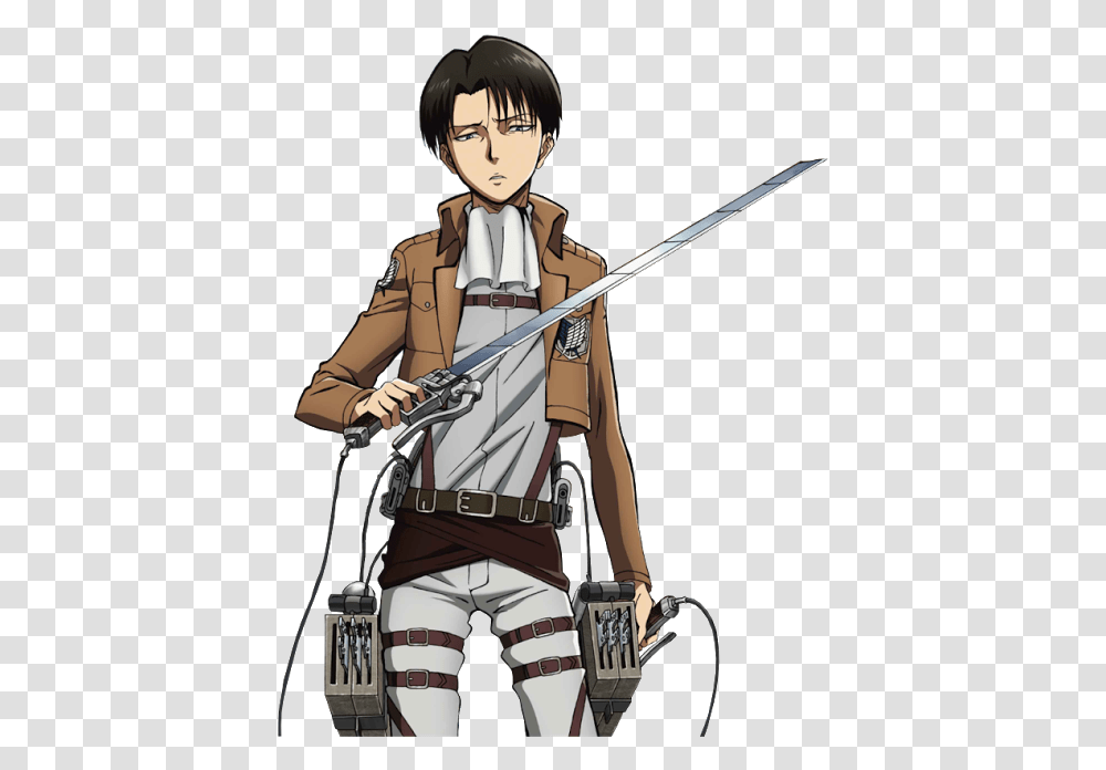 Surprised To See Corporal Levi On My Cosplay List No Levi Attack On Titan Sword, Person, Human, Apparel Transparent Png