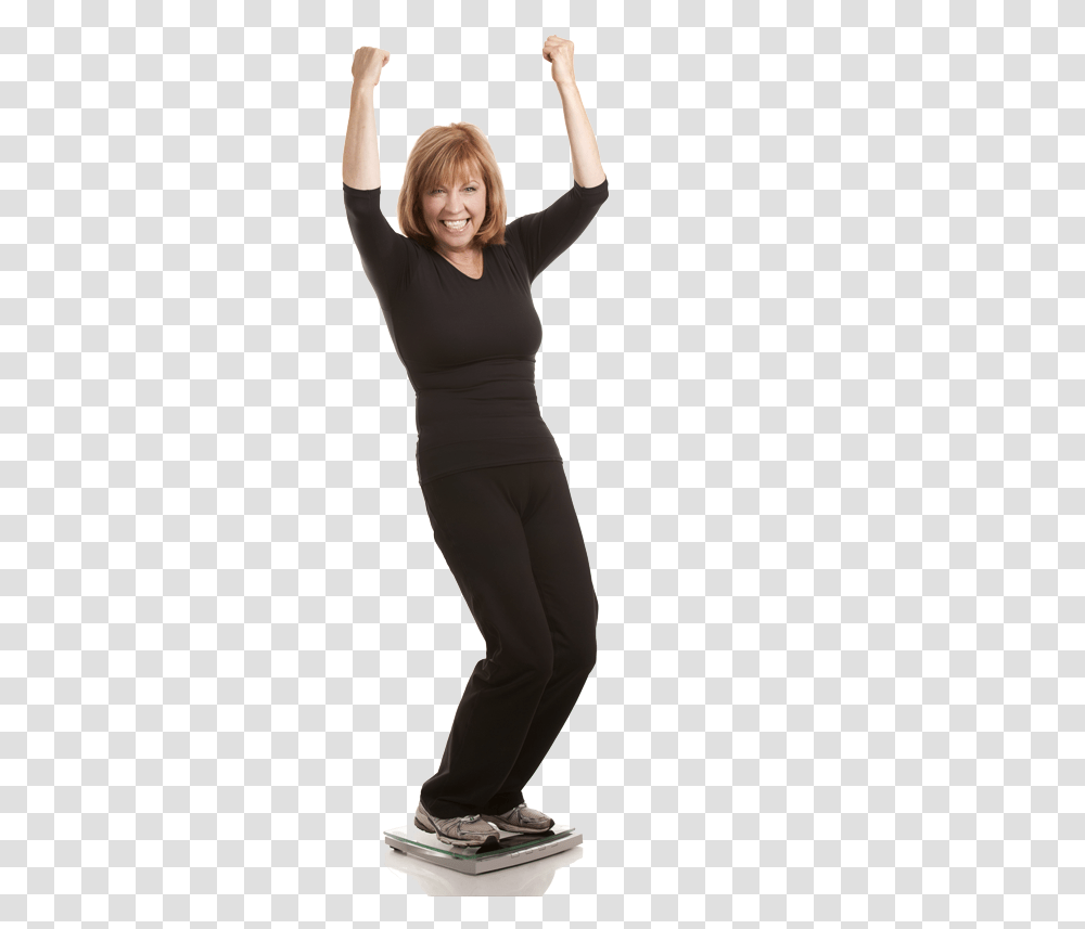 Surprised Woman Weight Loss, Sleeve, Person, Human Transparent Png