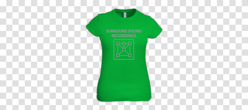 Surround Sound, Clothing, Apparel, T-Shirt, Green Transparent Png