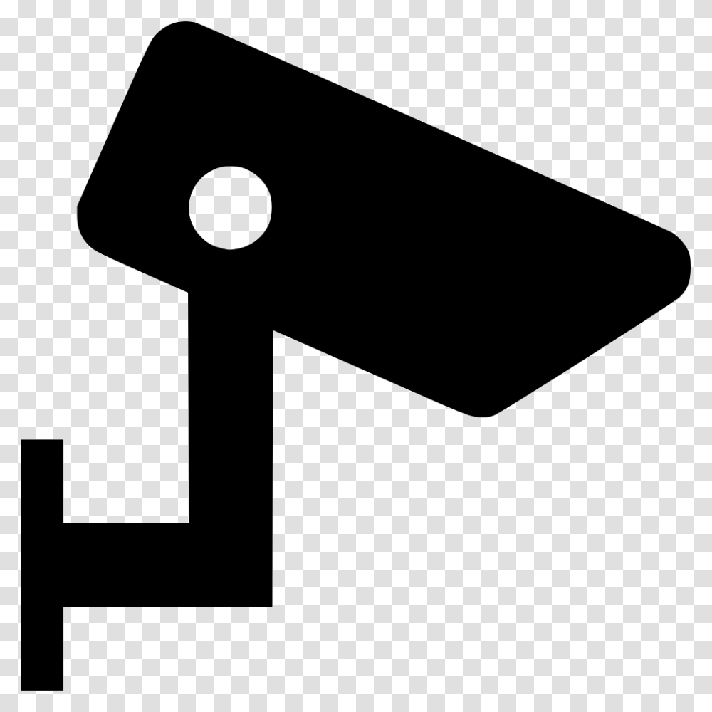 Surveillance Camera Sign, Axe, Tool, Stencil Transparent Png