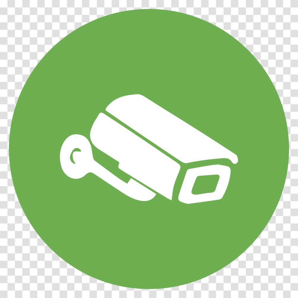Surveillance Equipment Icon White Security Camera Icon, Tennis Ball, Light, Electronics, Adapter Transparent Png