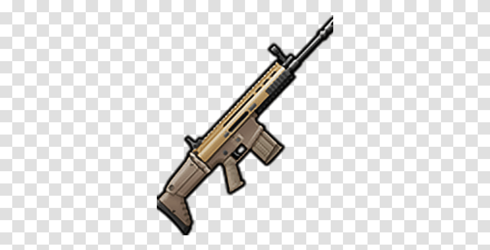 Survival Fn Scar Last Day On Earth, Gun, Weapon, Weaponry, Rifle Transparent Png