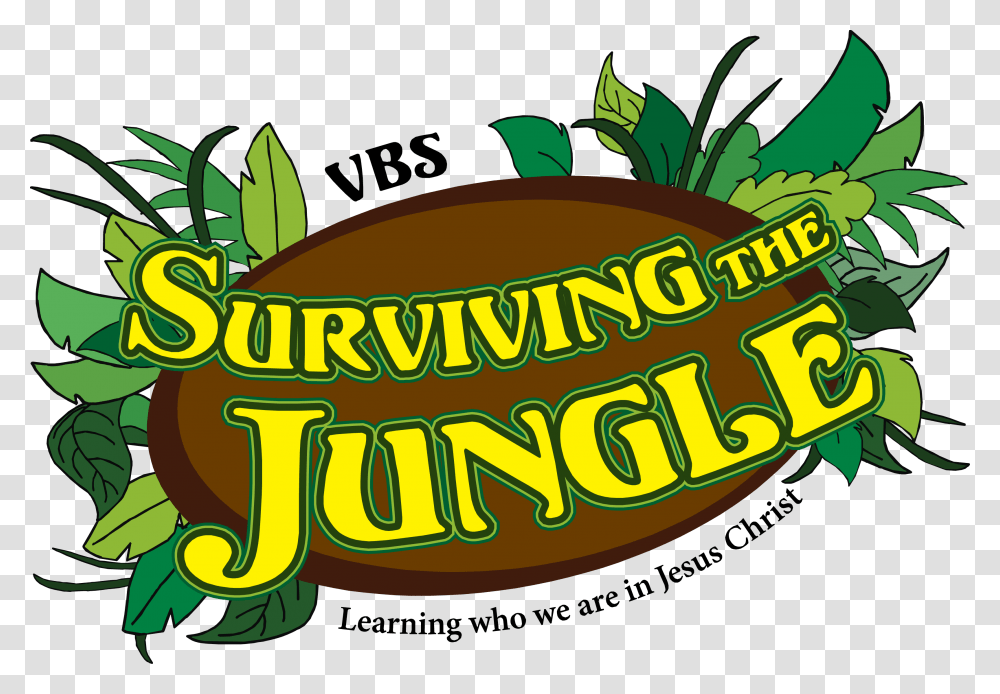 Surviving The Jungle Vbs, Label, Plant, Vegetation Transparent Png
