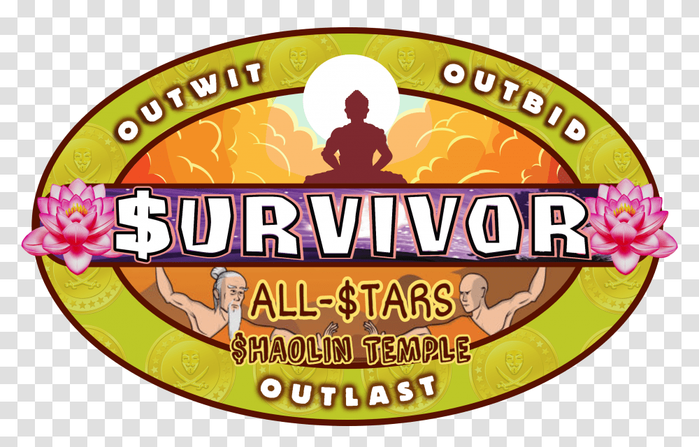 Survivor All Stars Logo Survivor Micronesia, Label, Text, Person, Meal Transparent Png