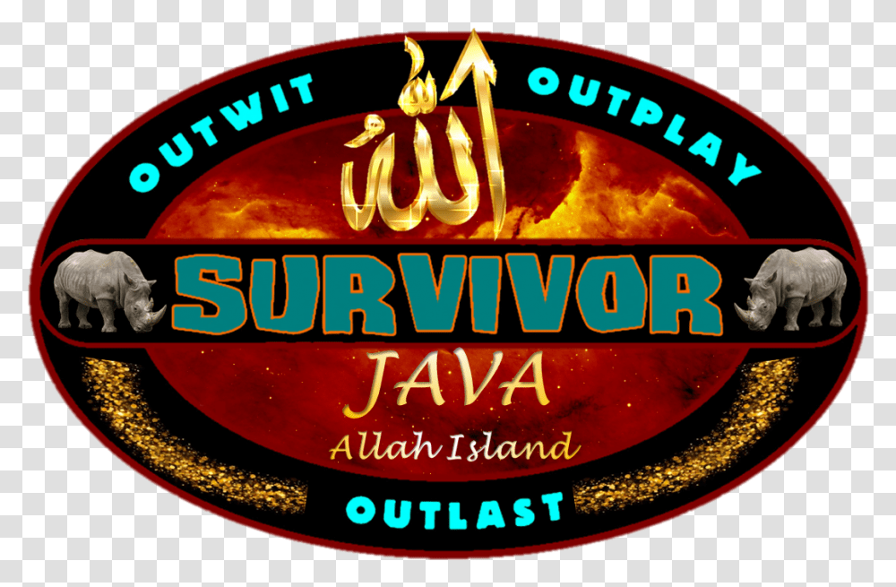 Survivor Java Allah Island Logo Survivor, Bear, Leisure Activities, Alphabet Transparent Png