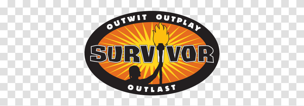 Survivor Survivor Logo Template, Text, Label, Word, Crowd Transparent Png