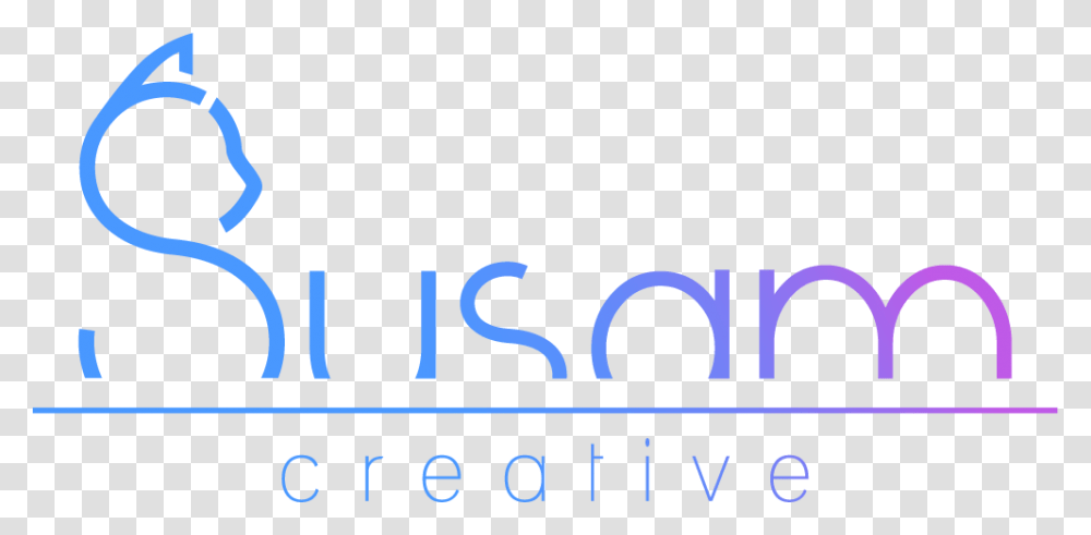 Susam Horizontal Separator Creative Blue Purple Gradient, Alphabet, Number Transparent Png