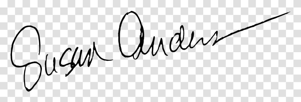 Susan Anderson Signature, Handwriting, Autograph, Label Transparent Png