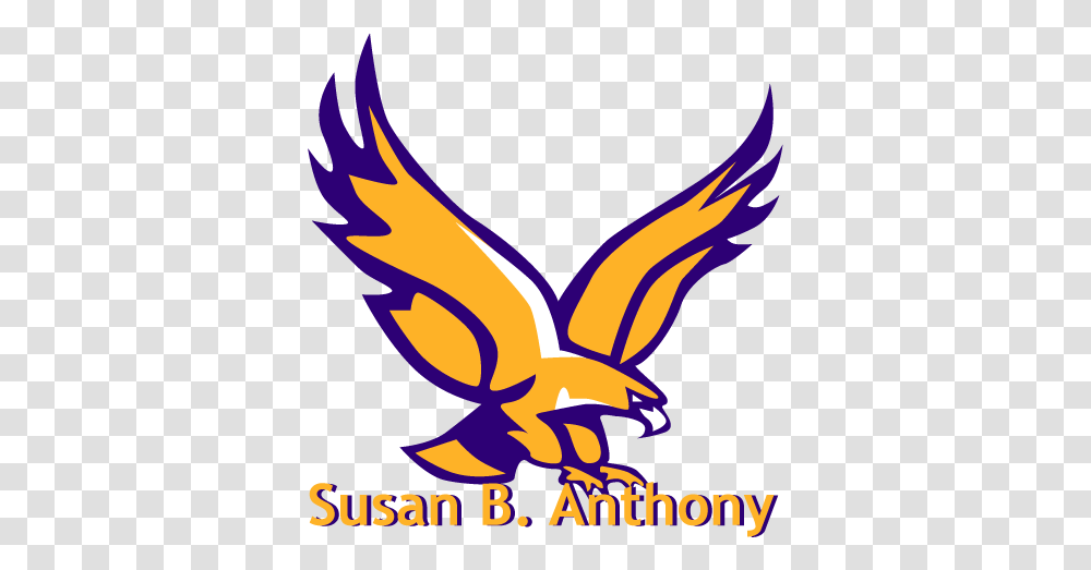 Susan B Anthony Elementary Logo, Trademark, Emblem, Bird Transparent Png