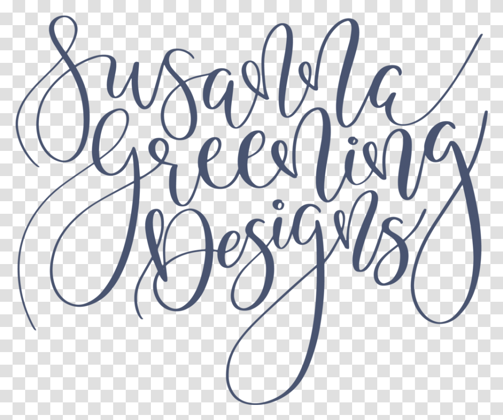 Susanna Greening Designs Made To Measure Bridal Wear Dresses, Text, Calligraphy, Handwriting, Letter Transparent Png