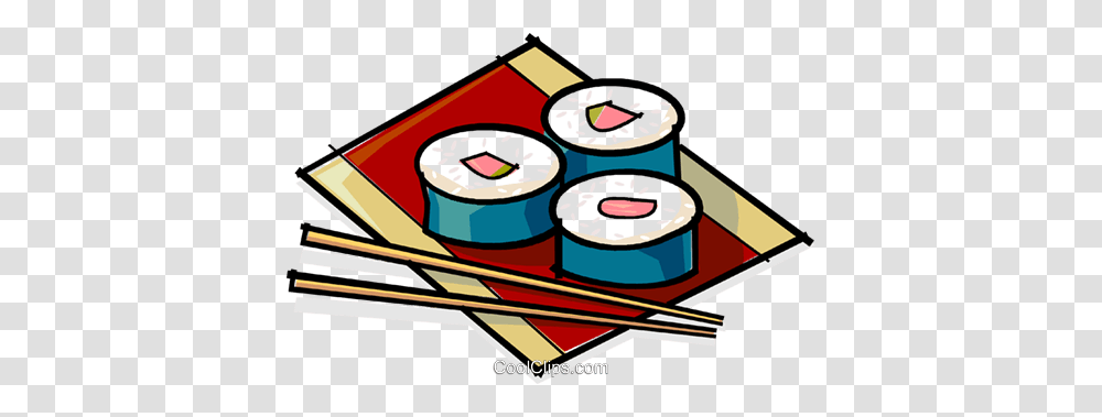 Sushi And Chopsticks Royalty Free Vector Clip Art Illustration, Tin, Paint Container, Aluminium, Can Transparent Png