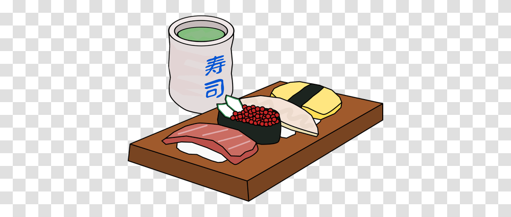 Sushi And Green Tea, Food, Meal, Brie, Sweets Transparent Png