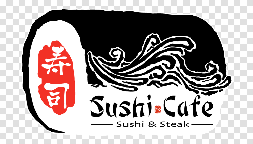 Sushi Cafe Sushi Restaurant Logo, Text, Outdoors, Symbol, Nature Transparent Png