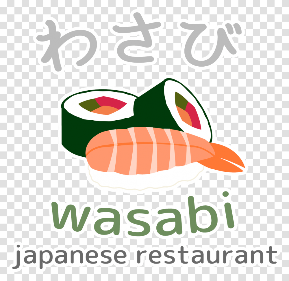 Sushi Clipart Dish, Label, Food, Alphabet Transparent Png