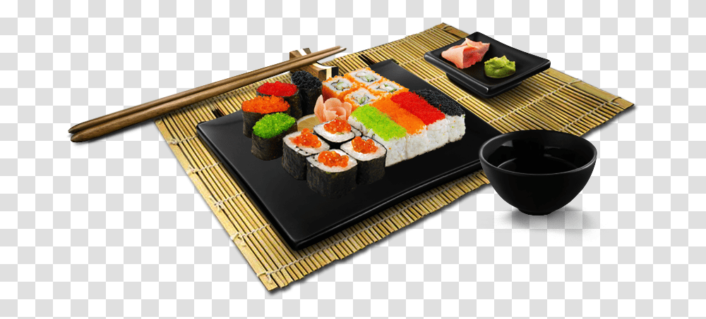 Sushi, Food, Lunch, Meal, Tabletop Transparent Png