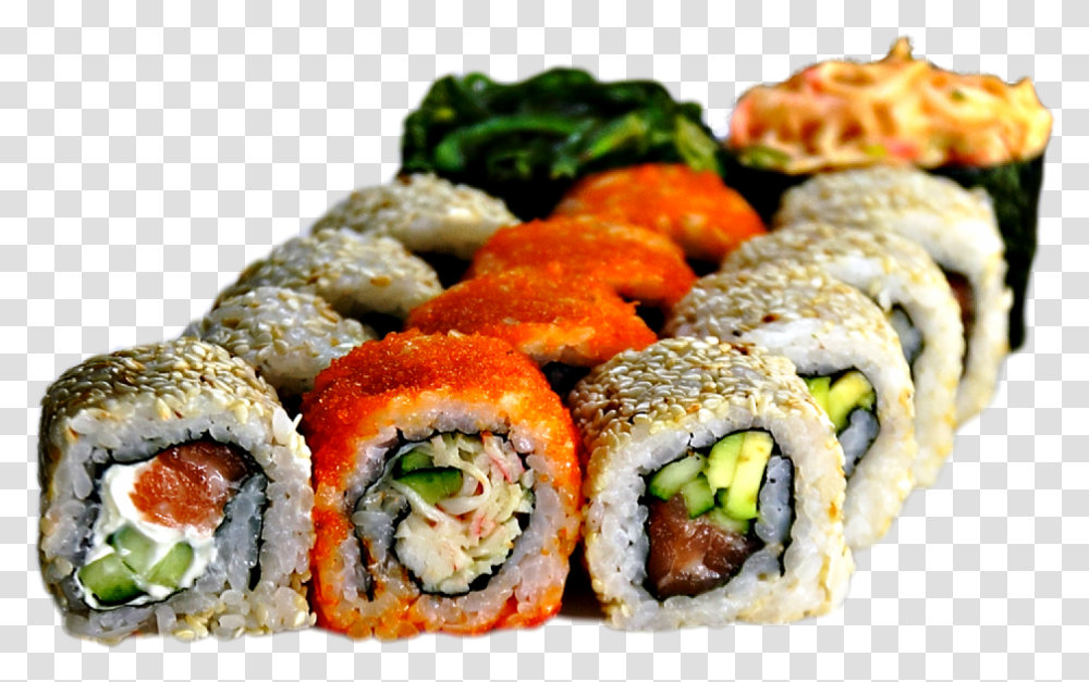 Sushi Image Sushi, Food, Burger, Sesame, Seasoning Transparent Png