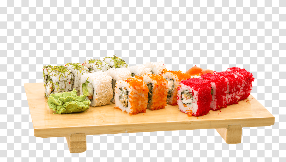 Sushi Plate Plate Of Sushi, Food Transparent Png
