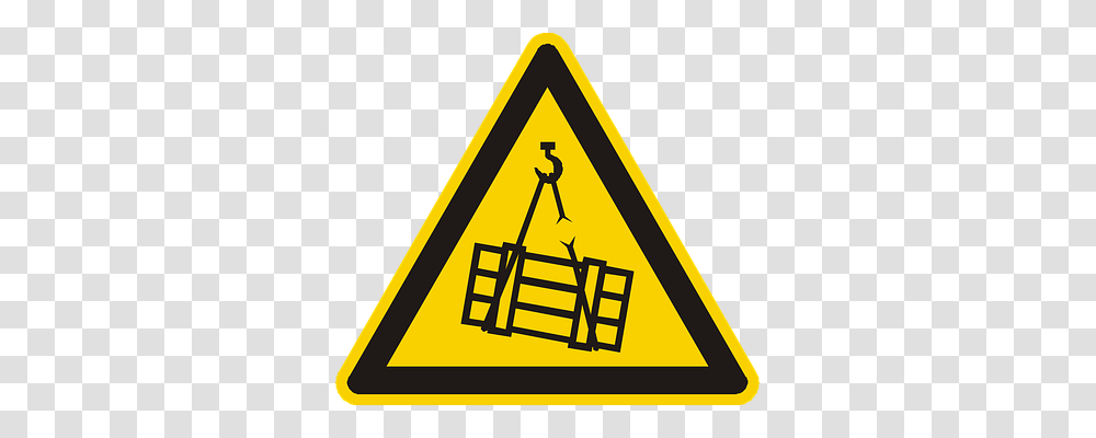 Suspended Load Symbol, Triangle, Sign, Road Sign Transparent Png