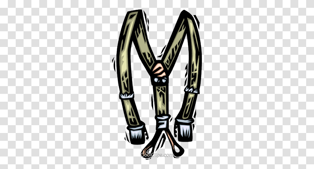 Suspenders Royalty Free Vector Clip Art Illustration, Housing, Building, Poster, Advertisement Transparent Png