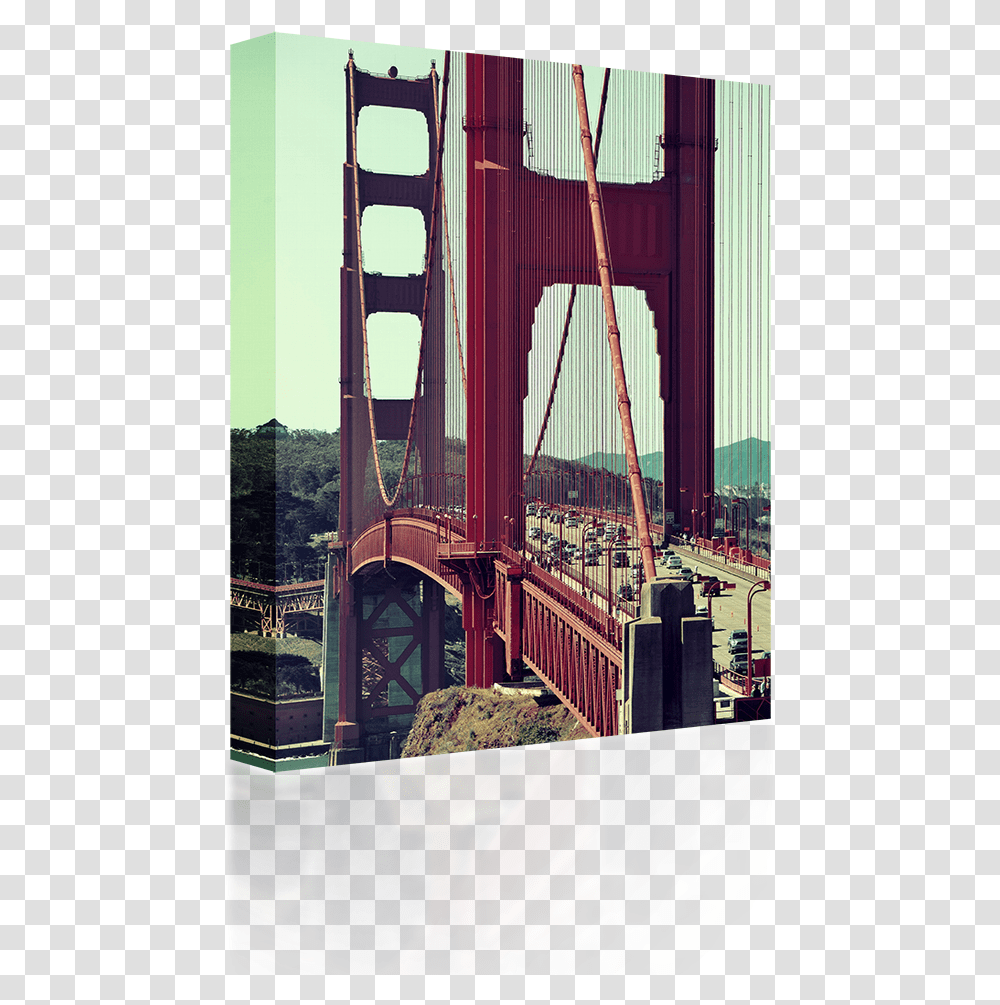 Suspension Bridge Clipart Golden Gate Bridge, Building, Architecture, Metropolis, City Transparent Png