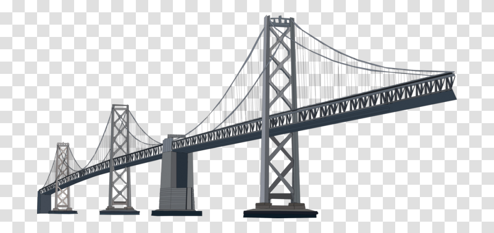 Suspension Bridge Oakland Bay Bridge, Building, Arch Bridge, Architecture, Arched Transparent Png