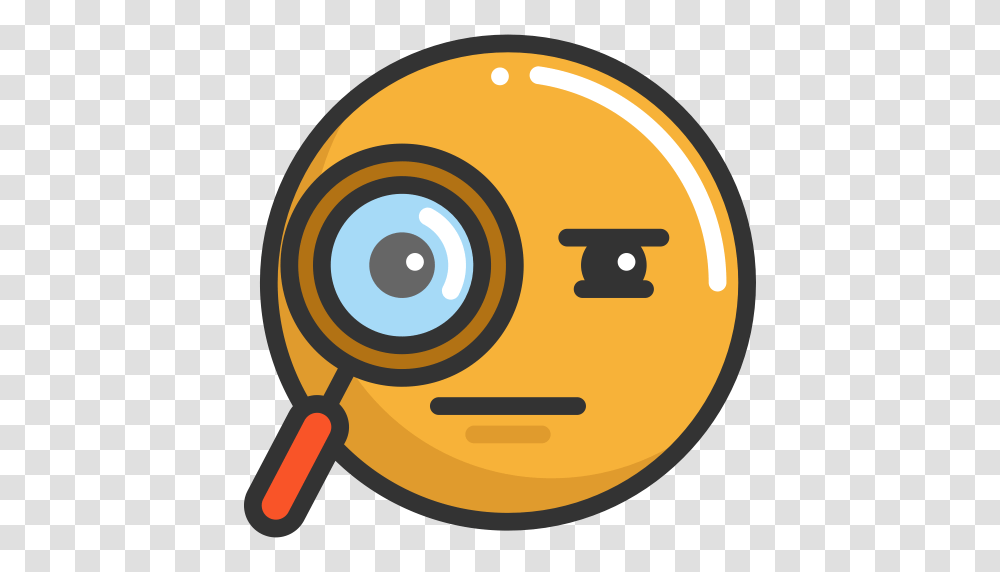 Suspicious Feelings Emoticons Icon With And Vector Format, Disk, Dvd, Electronics Transparent Png