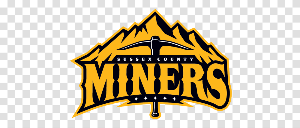 Sussex County Miners Baseball A Madison Mom, Logo, Label Transparent Png