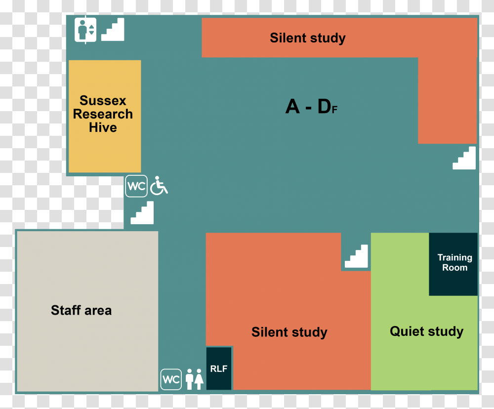 Sussex Library Floor Plan, Plot, Diagram, Building, Urban Transparent Png
