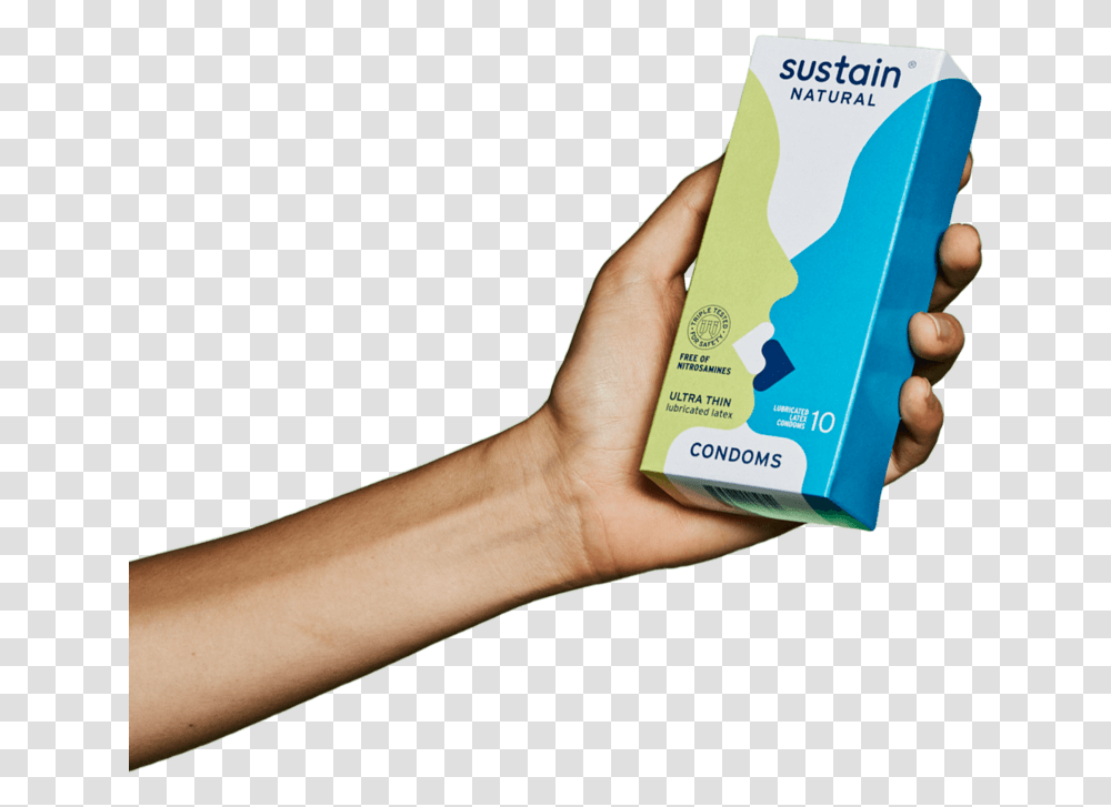 Sustain Natural Condom, Person, Human, Credit Card Transparent Png