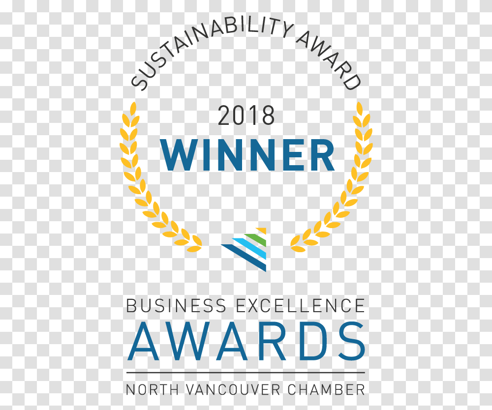 Sustainability Winner Web Badge Stmaa, Word, Poster, Advertisement Transparent Png