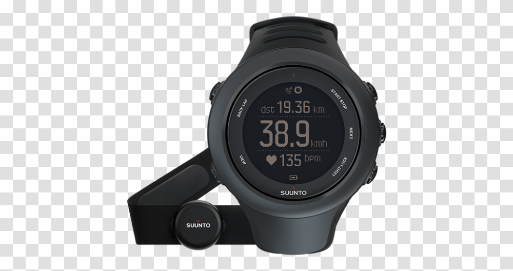 Suunto Ambit3 Sport With Heart Rate Monitor Suunto Ambit3 Sport, Wristwatch, Digital Watch Transparent Png