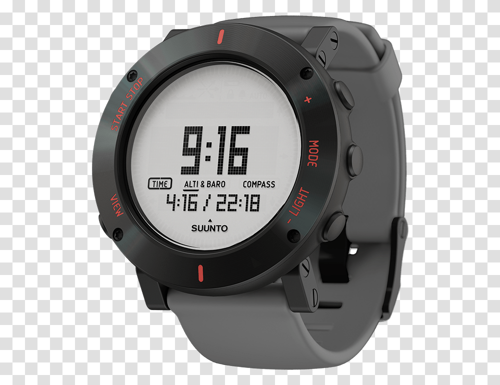 Suunto Core Alu Deep Black Instrukciya Harakteristiki Suunto Watch Model, Wristwatch, Digital Watch Transparent Png