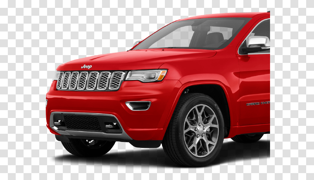 Suvs For Sale 2019 Jeep Grand Cherokee Overland Red, Car, Vehicle, Transportation, Automobile Transparent Png