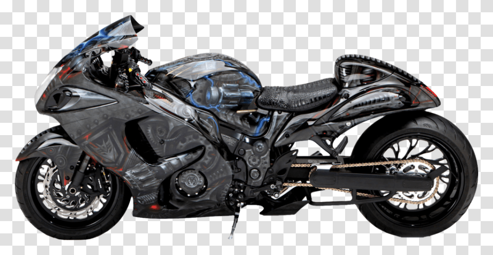 Suzuki Hayabusa, Motorcycle, Vehicle, Transportation, Wheel Transparent Png