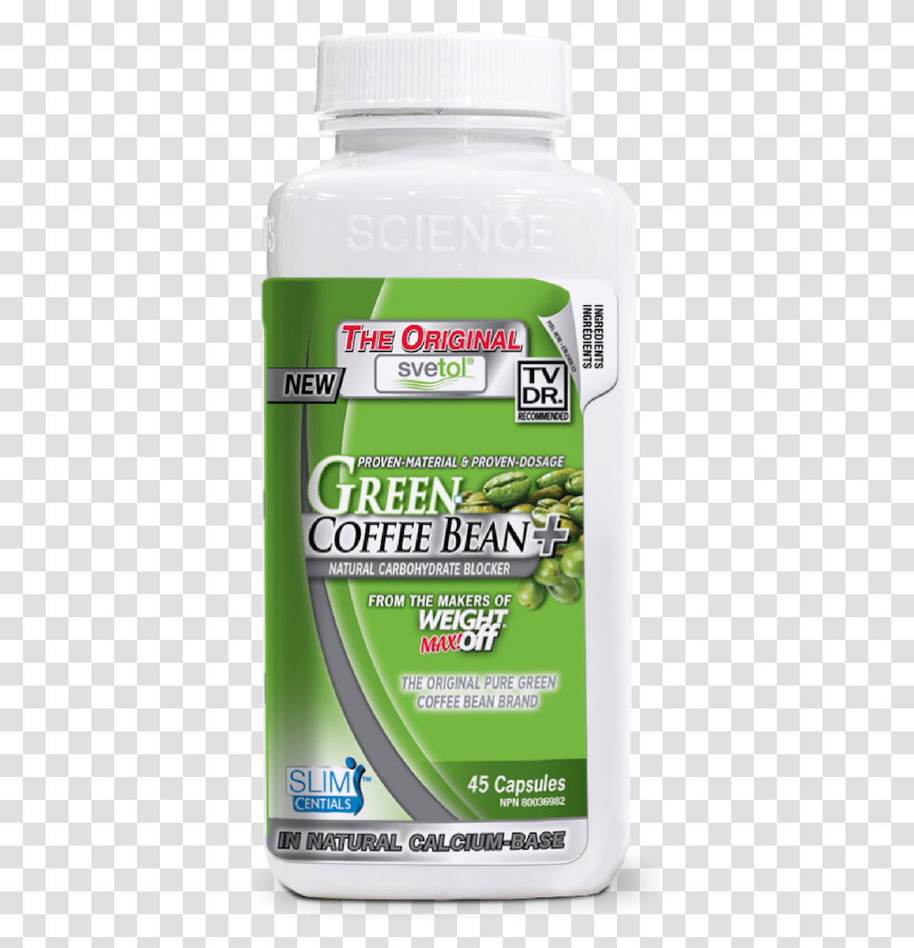 Svetol Pure Green Coffee Bean Extract 45 Capsules Gas, Plant, Gum, Cosmetics, Medication Transparent Png