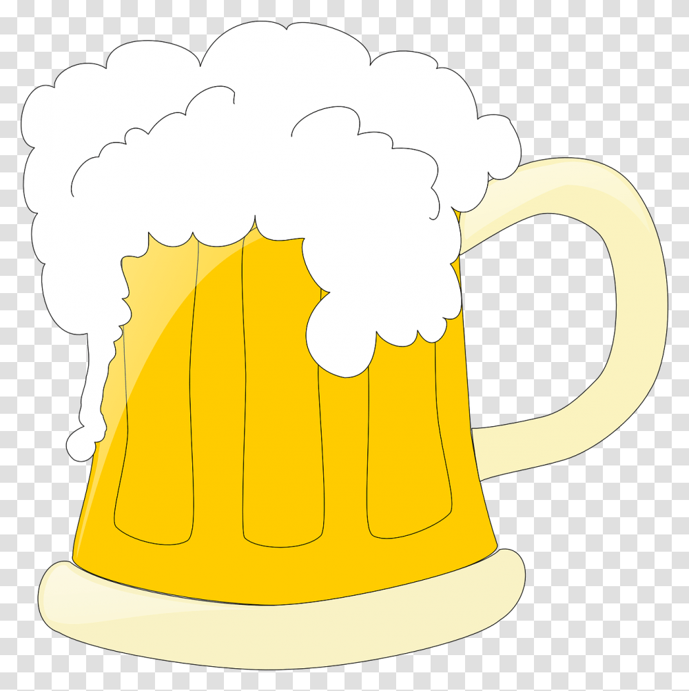 Svg Beer Mugs Clipart Cartoon Beer Glass Black Background, Stein, Jug, Alcohol, Beverage Transparent Png
