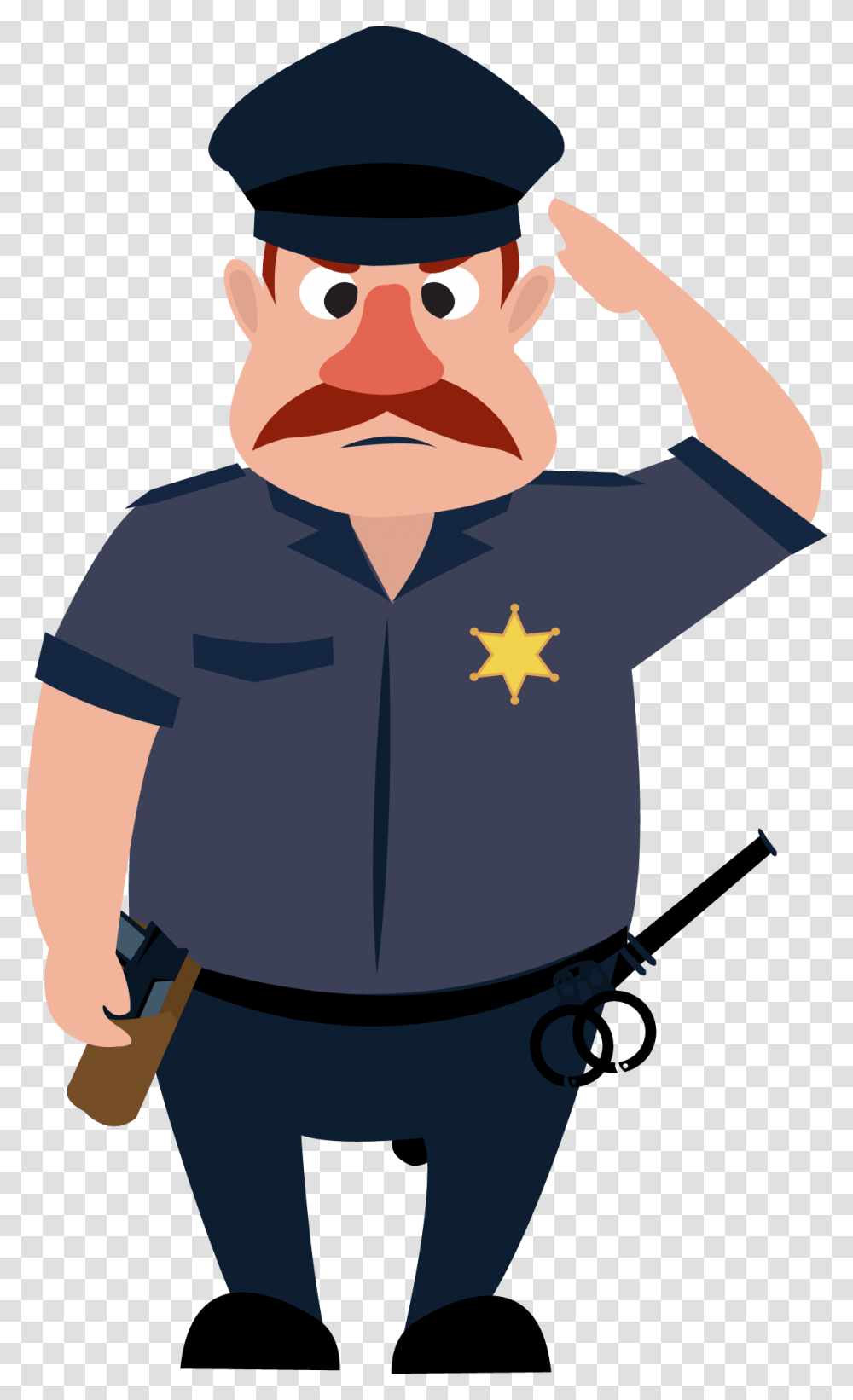 Svg Download Police Officer Police Dog Police Car Police Officer Cartoon, Person, Human, Face, Military Uniform Transparent Png