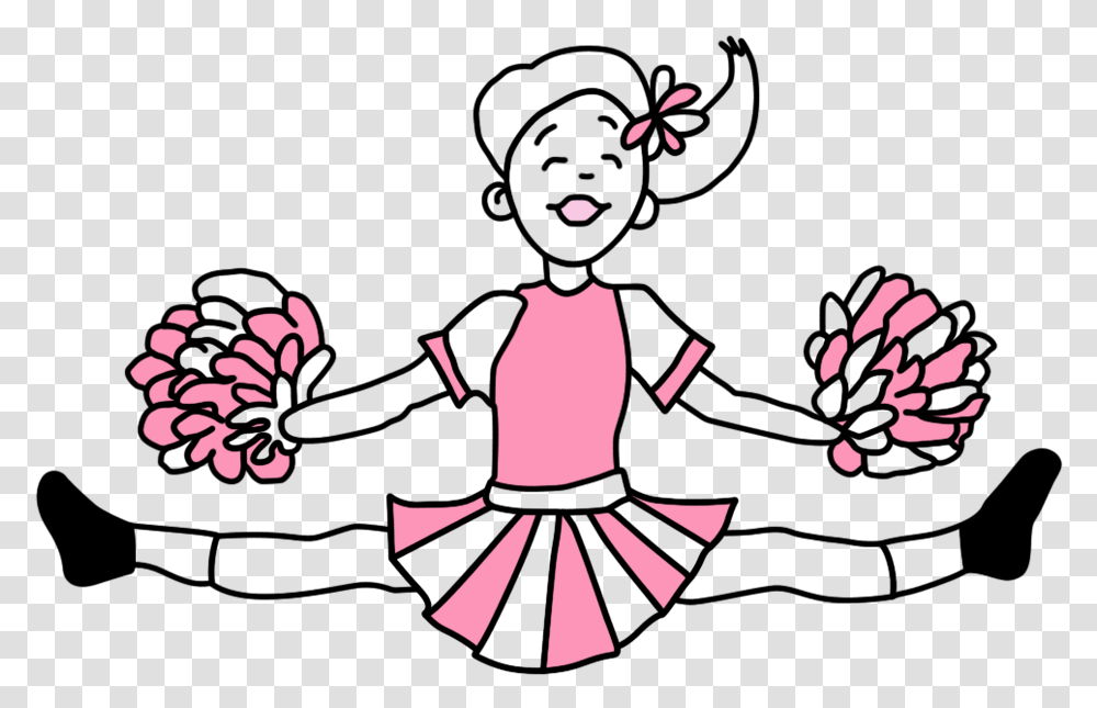 Svg Free Download Cheerleaders Drawing Cheer Shoe Pink Cheerleading Cartoon, Hand, Paper, Bird, Animal Transparent Png