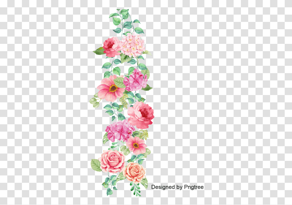 Svg Free Library Vector Downloads Flower Flower Border Vector, Plant, Blossom, Geranium, Carnation Transparent Png