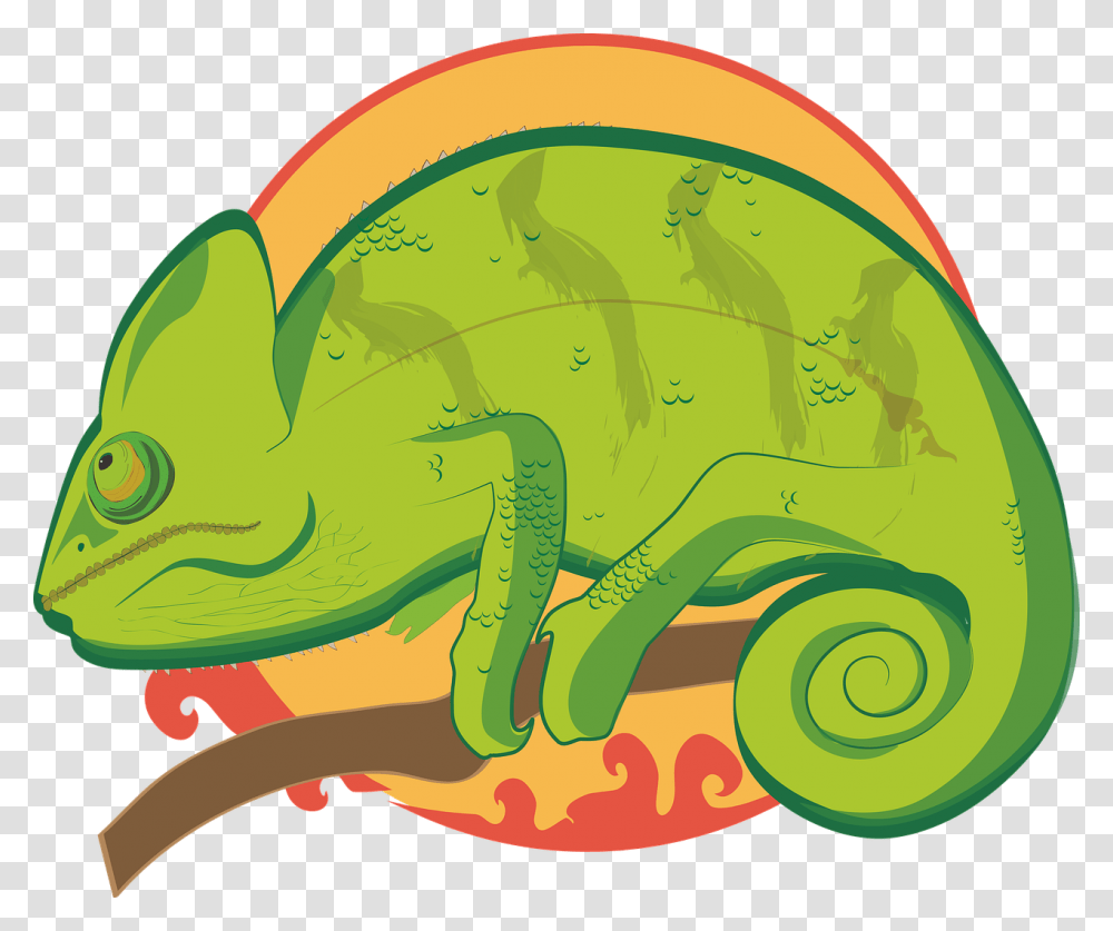 Svg Free Stock Chameleon Clipart Reptile Illustration, Animal, Lizard, Iguana, Green Lizard Transparent Png