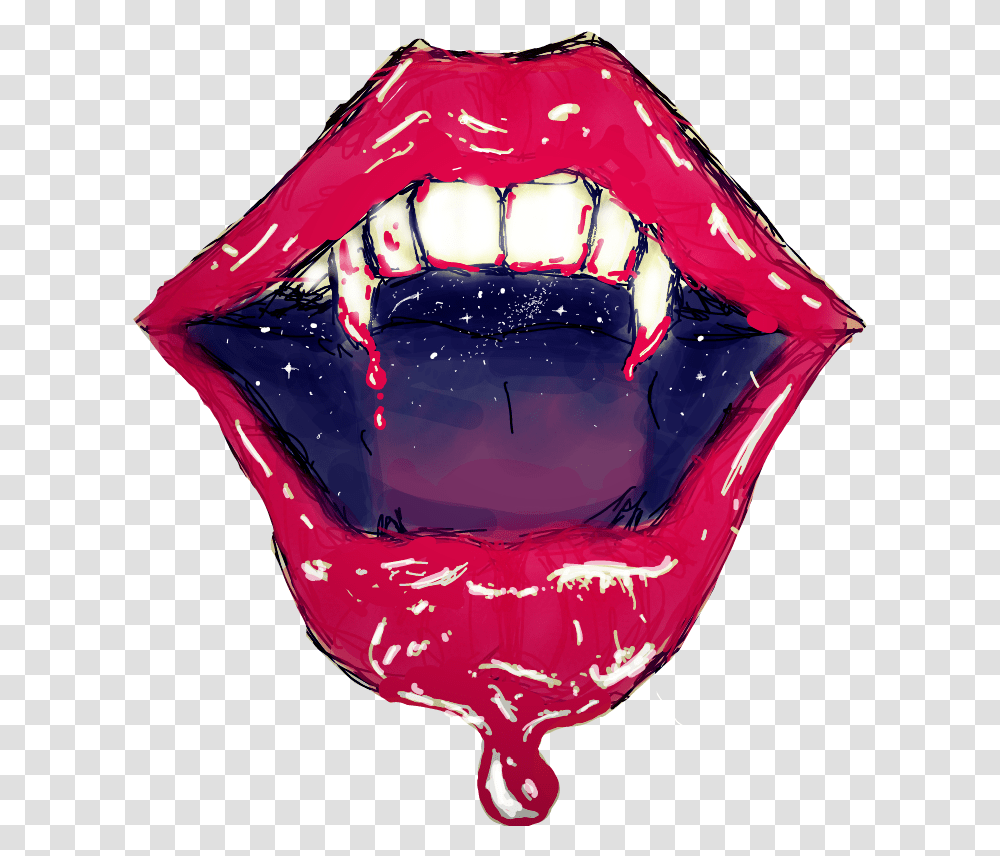 Svg Freeuse Library Drawing Mouth Vampire Vintage Vampire Drawing, Tent, Lip, Advertisement Transparent Png