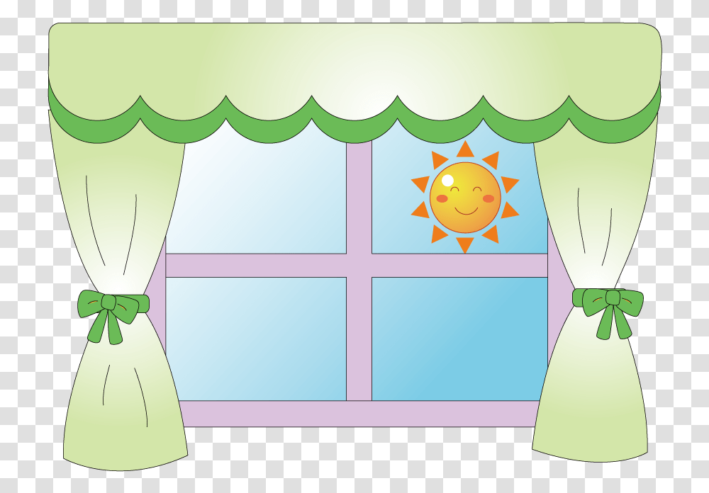 Svg Freeuse Window Curtain Adobe Transprent Cartoon Window With Curtain, Pattern, Floral Design Transparent Png