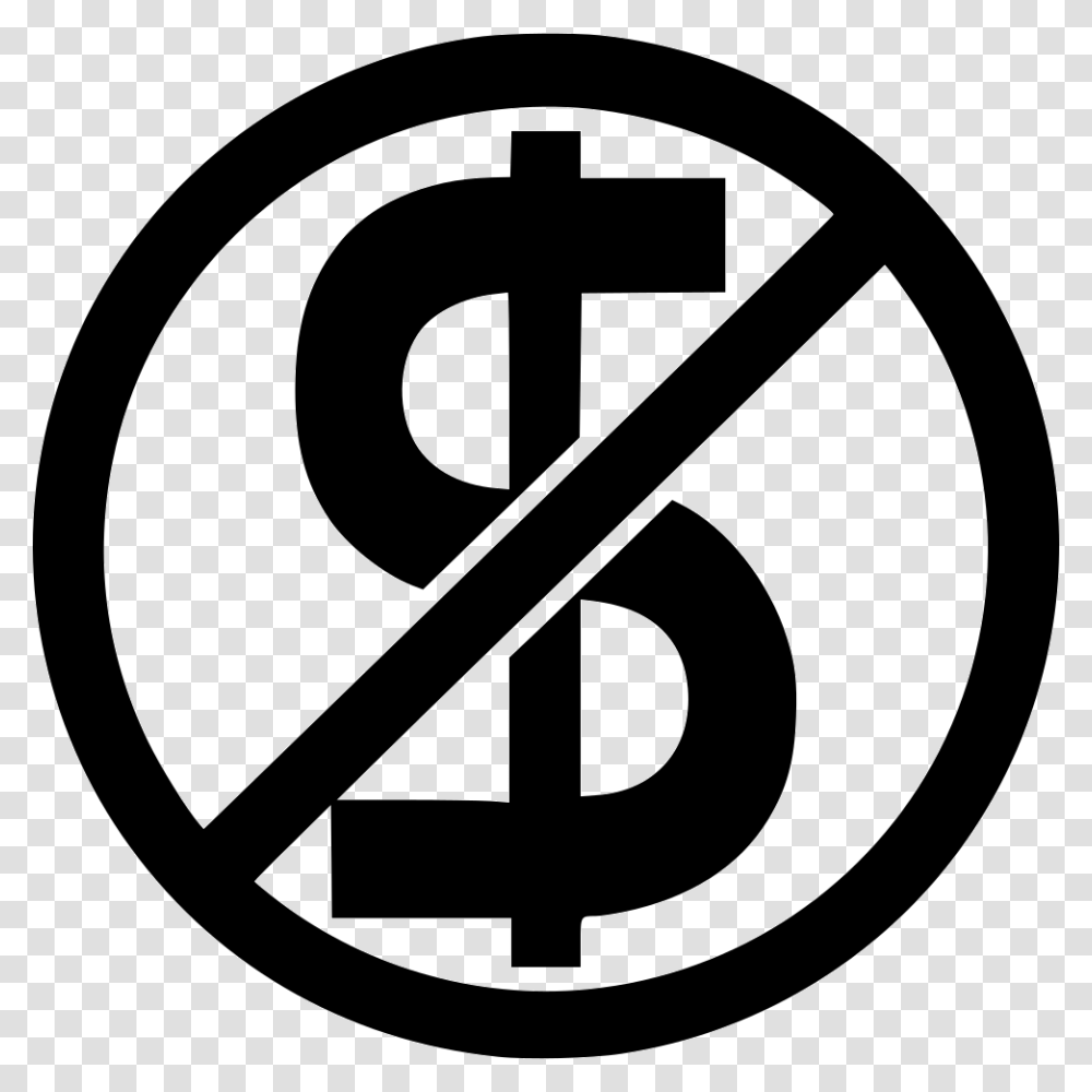 Svg Icon Free Download No Money Icon, Sign, Road Sign Transparent Png