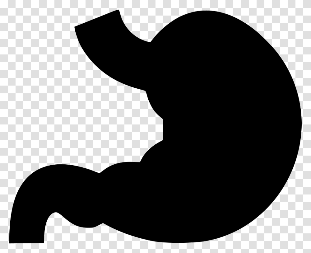 Svg Icon Free Stomach Icon, Silhouette, Animal, Mammal, Wildlife Transparent Png