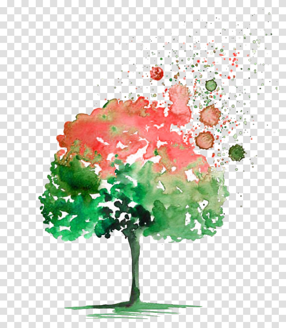 Svg Royalty Free Buoy Drawing Watercolor Trees Drawing Watercolor, Plant, Flower Transparent Png