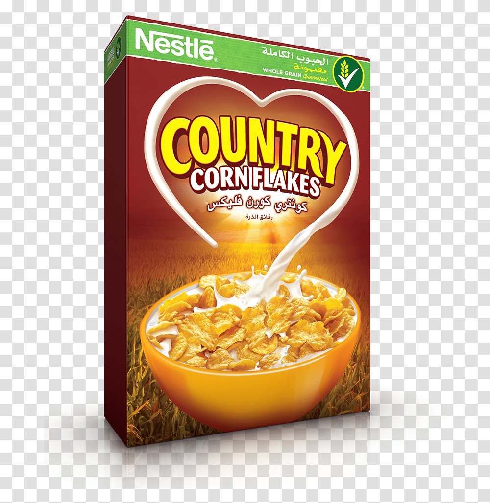 Svg Royalty Free Download Cereal Clipart Free Nestle Country Corn Flakes, Food, Snack, Bowl, Caramel Transparent Png