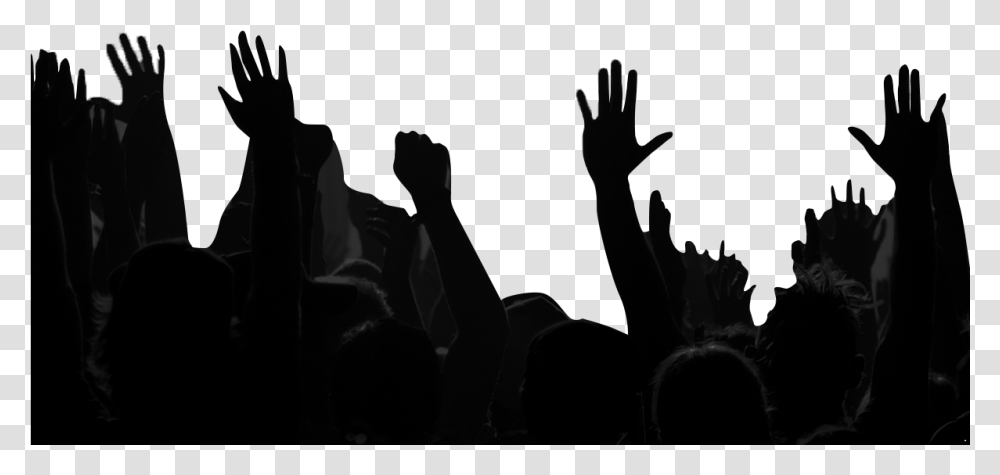 Svg Royalty Free Stock Silhouette Crowd At Getdrawings Crowd Clipart, Person, Audience, Finger, Club Transparent Png