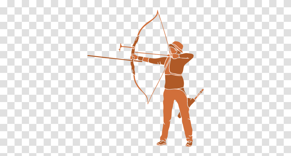 Svg Vector File Bow, Person, Human, Archery, Sport Transparent Png