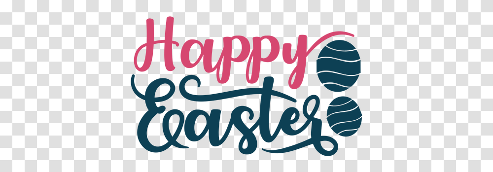 Svg Vector File Happy Easter, Text, Calligraphy, Handwriting, Label Transparent Png